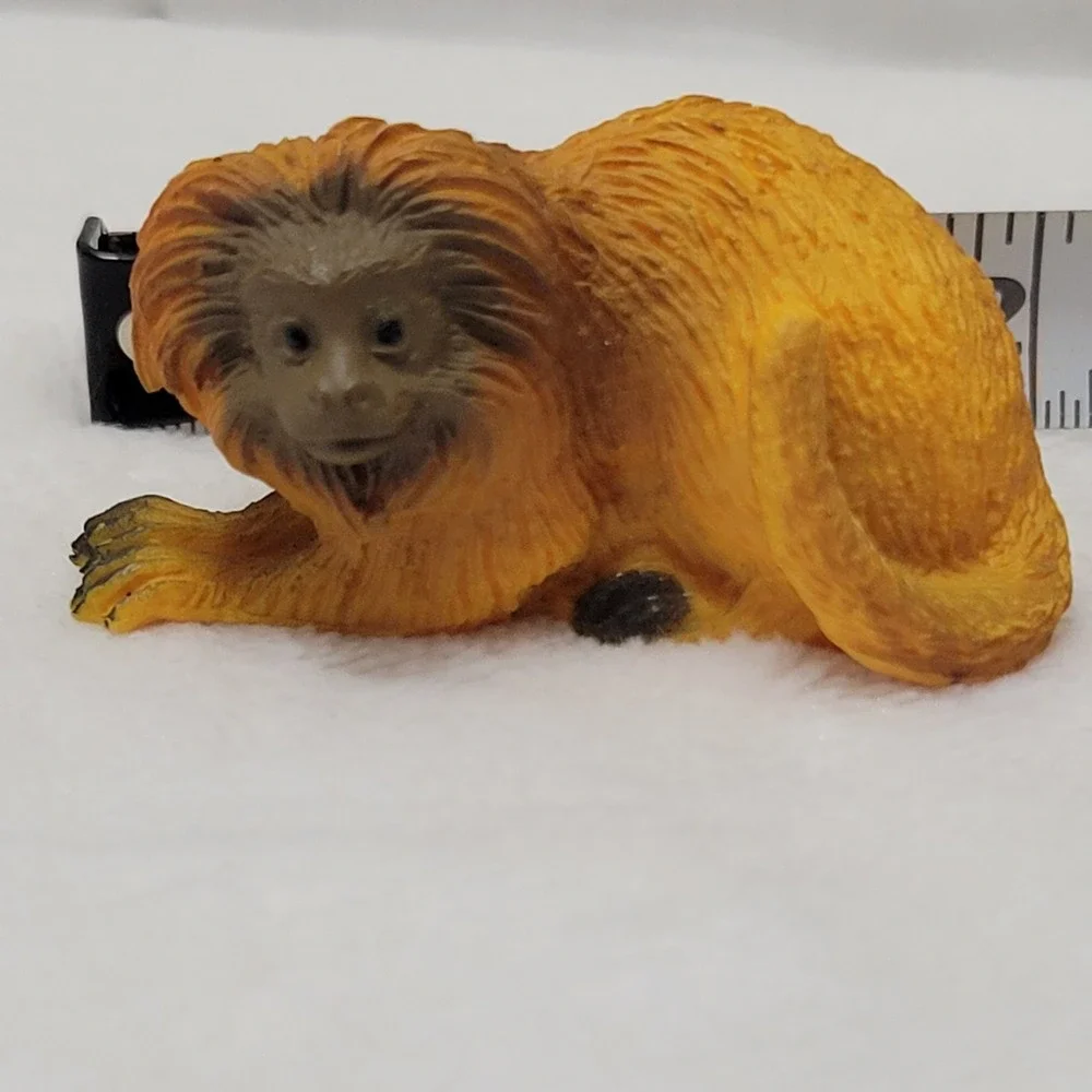 Yowie Golden Lion Tamarin Monkey Animal Mini Figure Figurine Collectible Toy EUC
